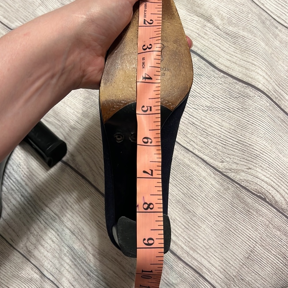 Stuart Weitzman blue and black heels size 6 - Picture 5 of 8